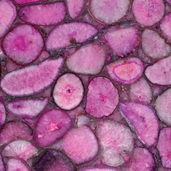 Crystal Agate  Fucsia