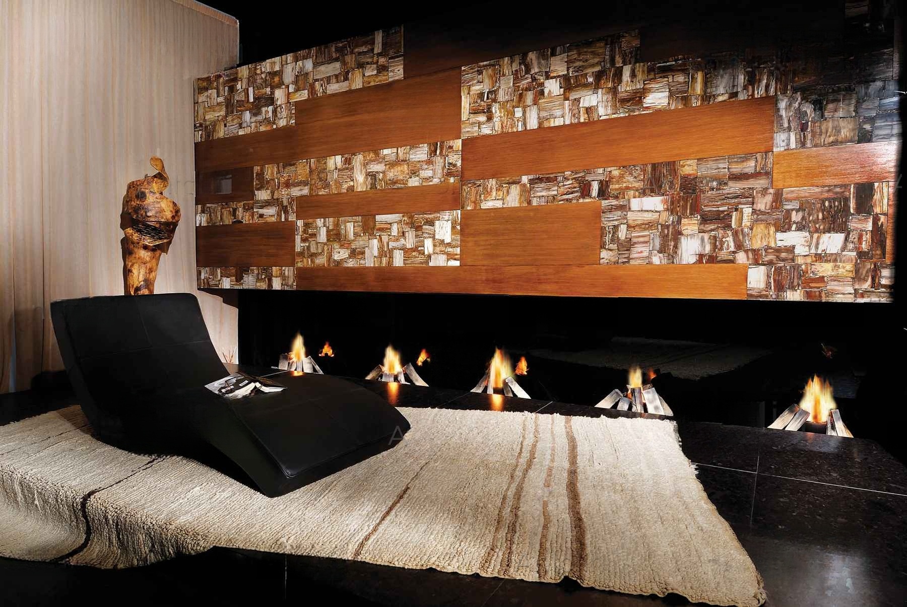 Retro Brown Petrified Wood - Image 5