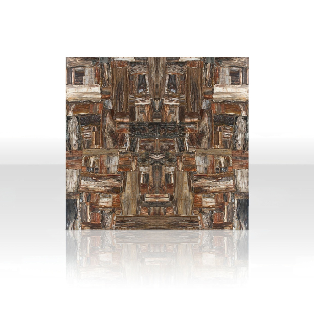 Retro Brown Petrified Wood - Image 4